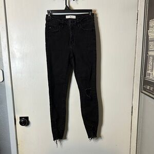 KanCan Black Distressed Skinny Jeans